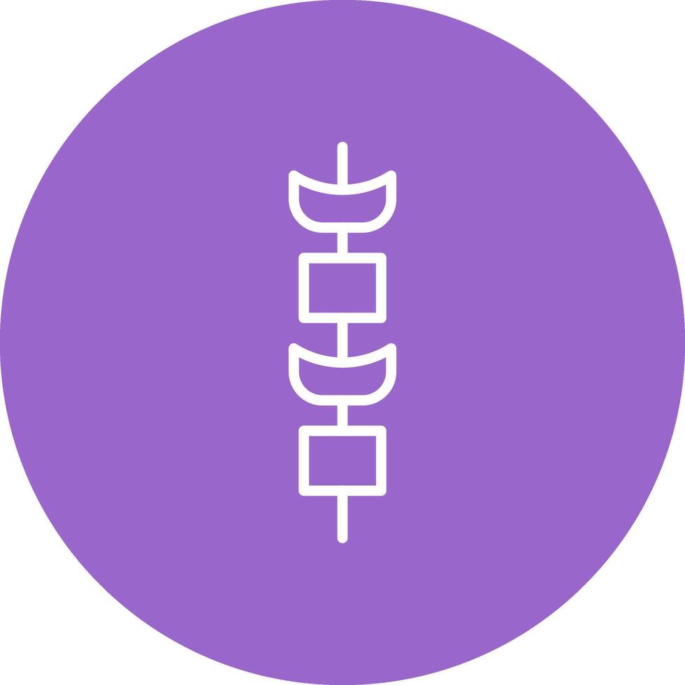 Kebab Vector Icon
