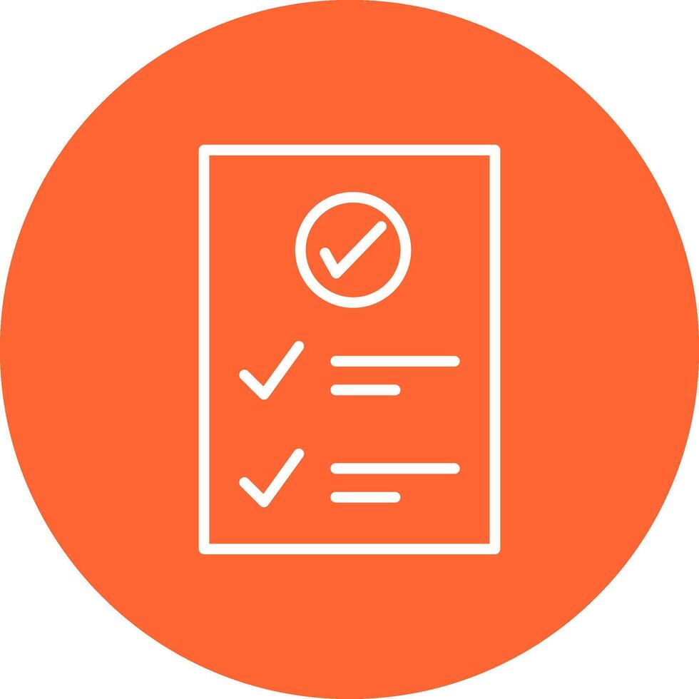Check Up List Vector Icon
