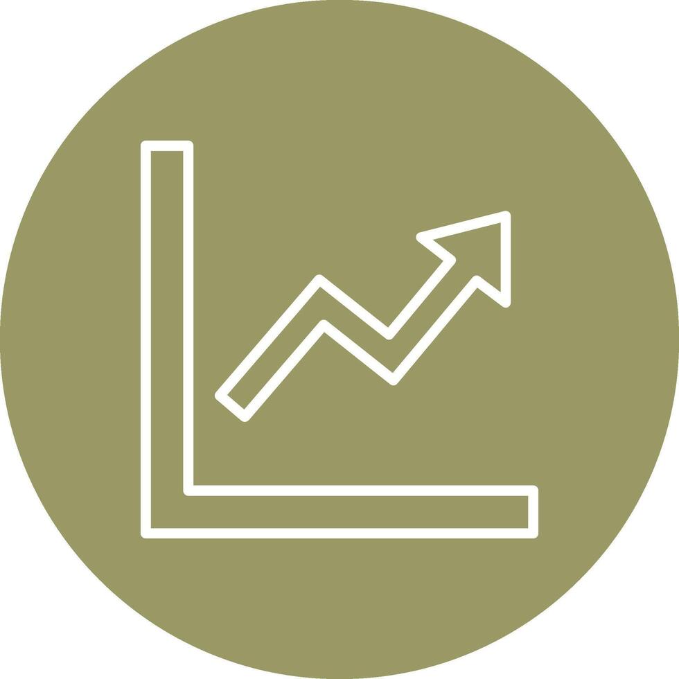 Graph Up Vector Icon