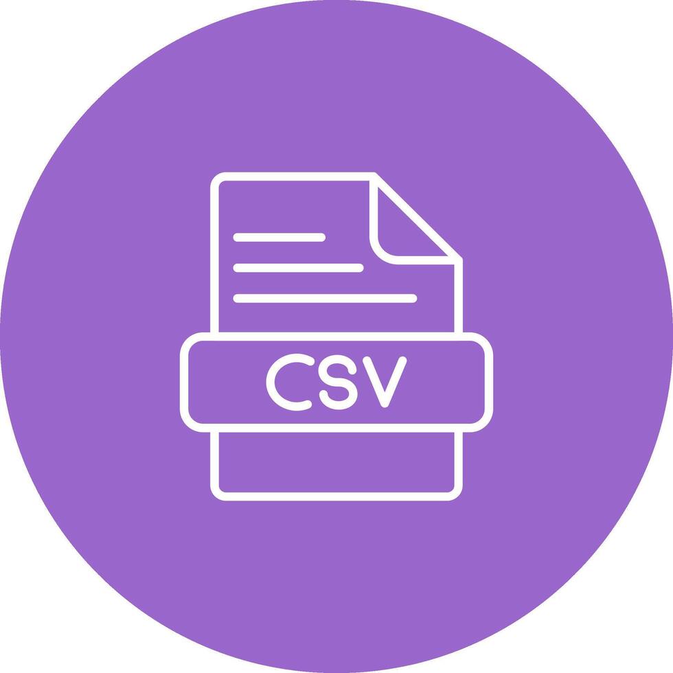 CSV Vector Icon