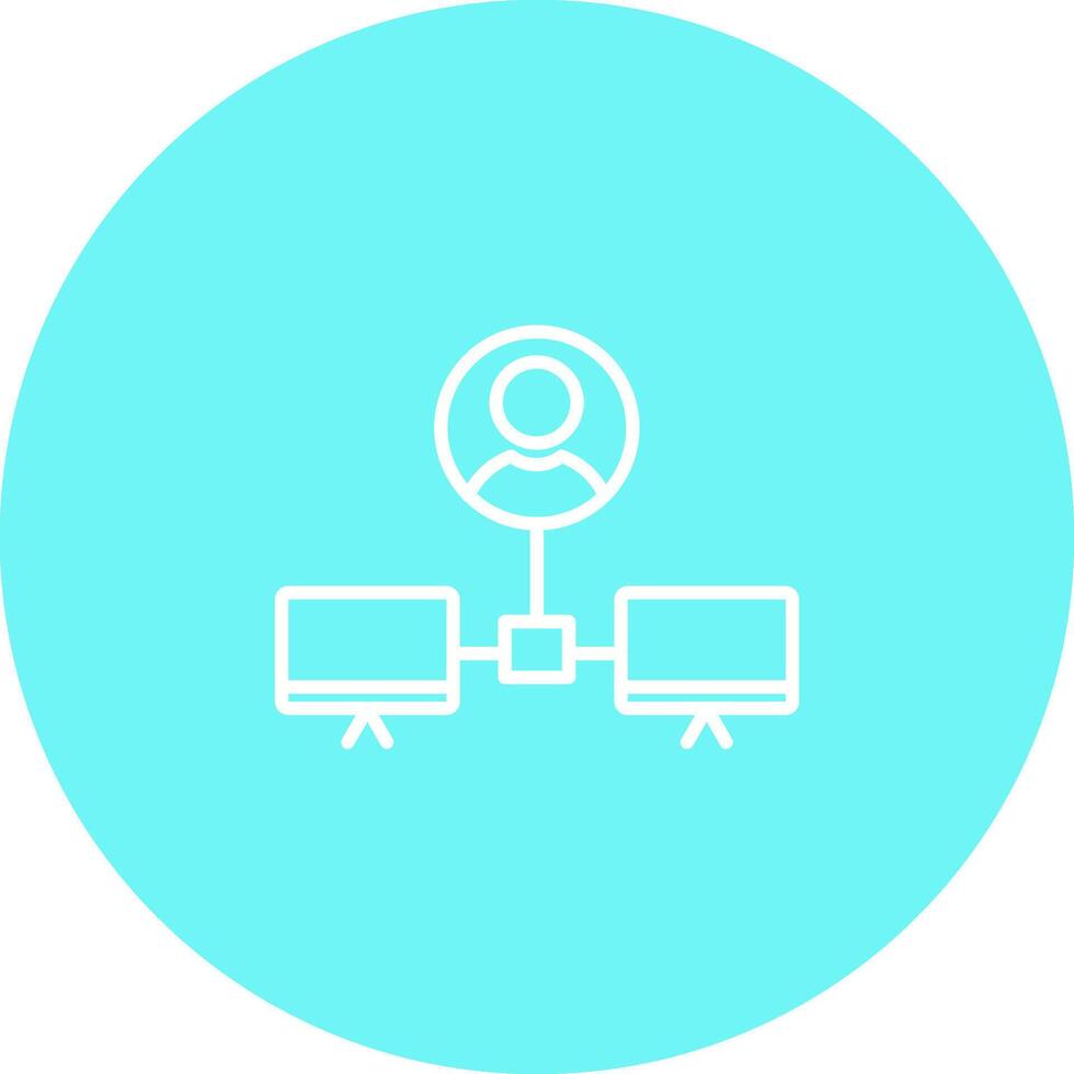 Company Network Vector Icon