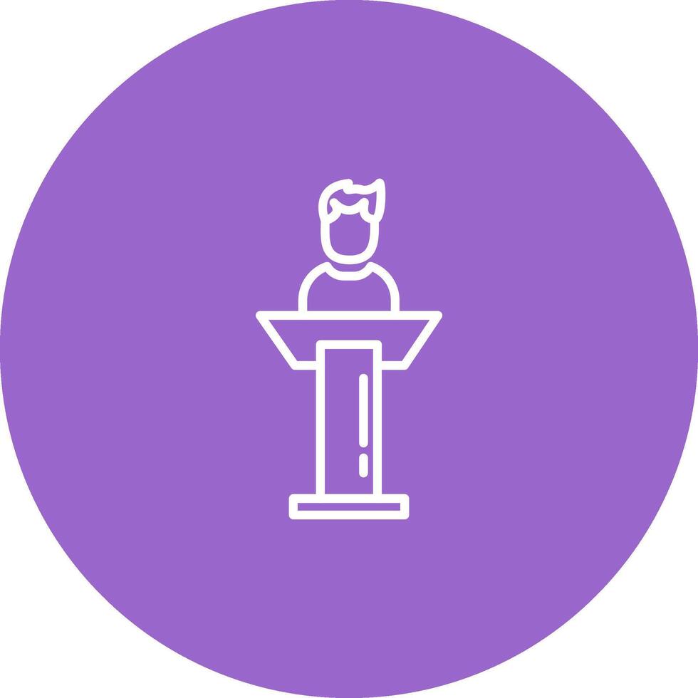 Elected Candidate Vector Icon
