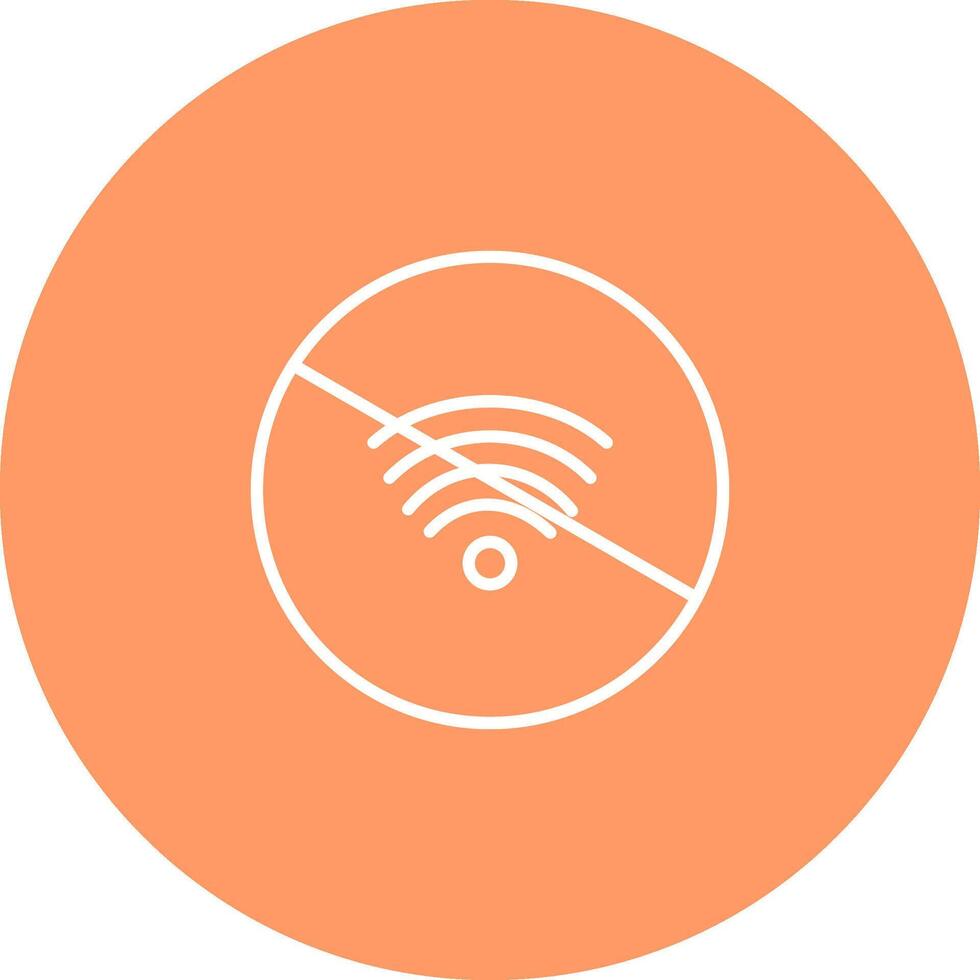 No Wifi Vector Icon