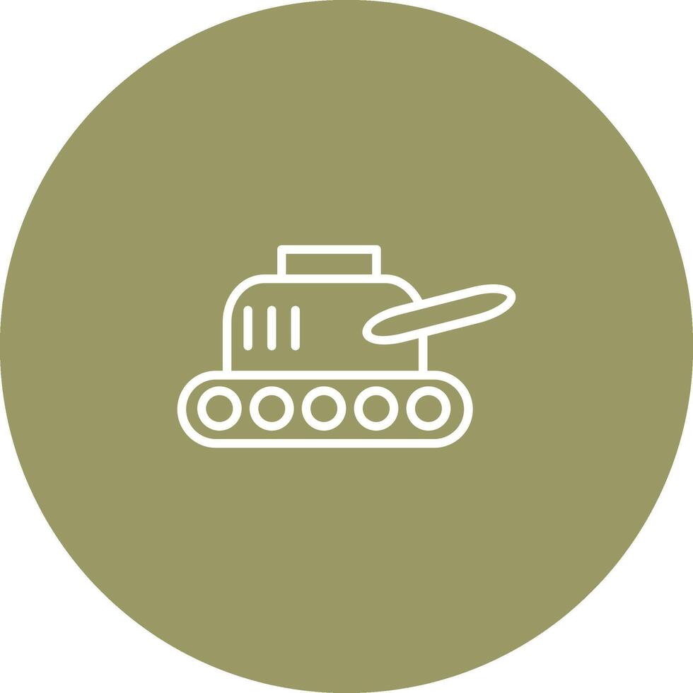 Tank Exhibit Vector Icon