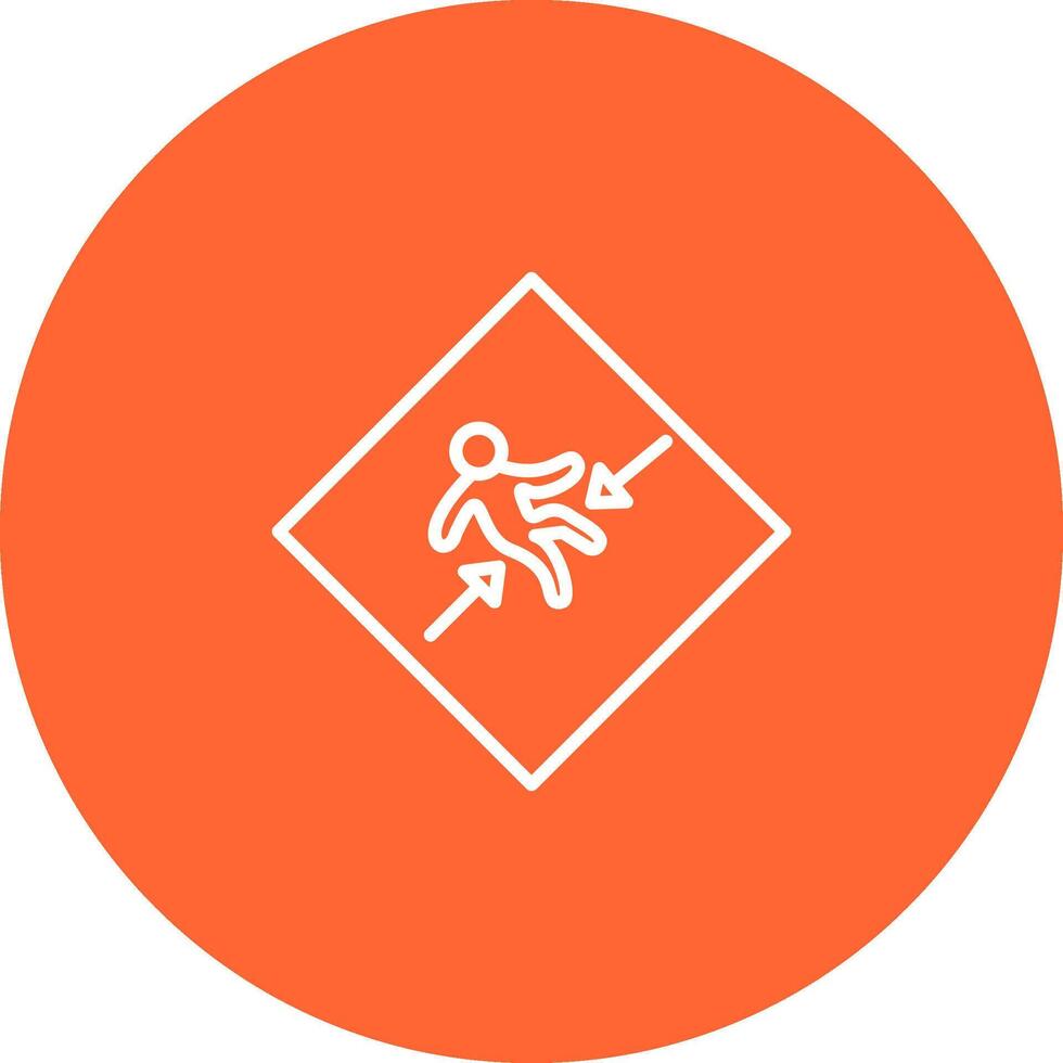 Crush Zone Vector Icon