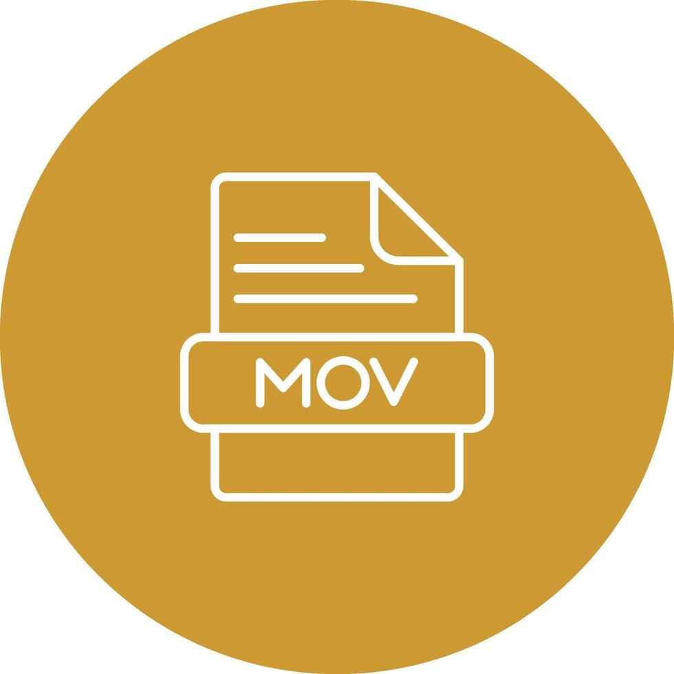 MOV Vector Icon