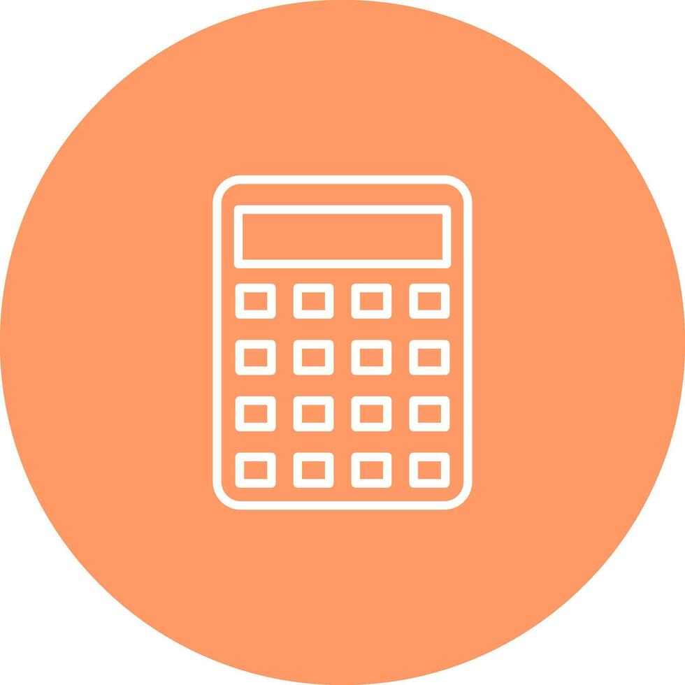 icono de vector de calculadora