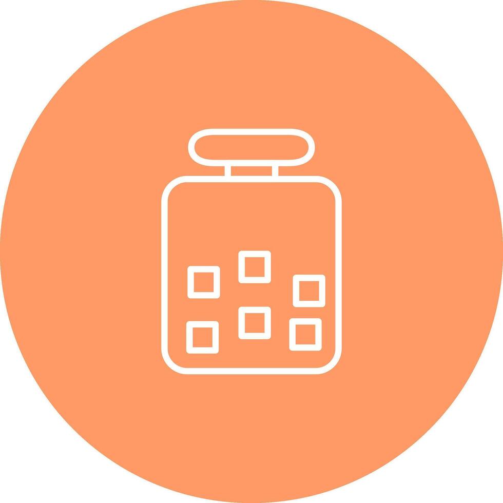 Sugar Bottle Vector Icon