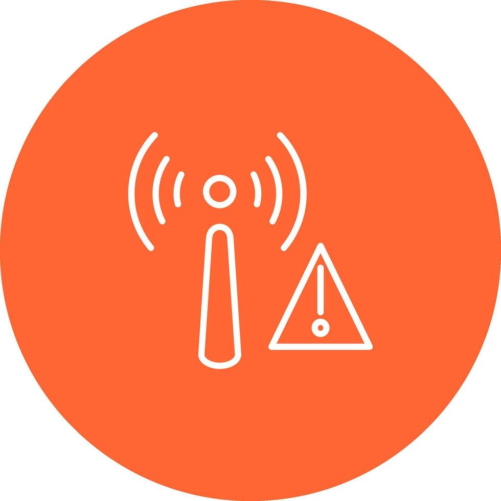 Non Ionizing Radiation Vector Icon