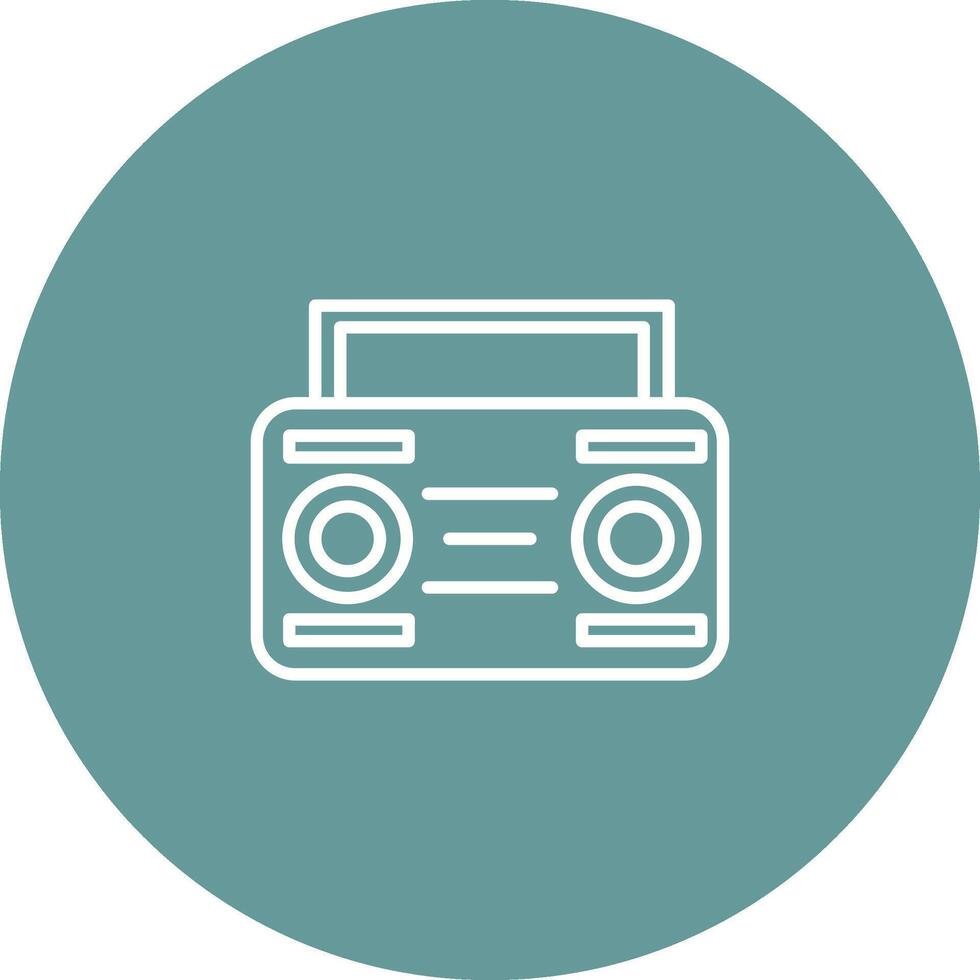 Cassette Player Vector Icon