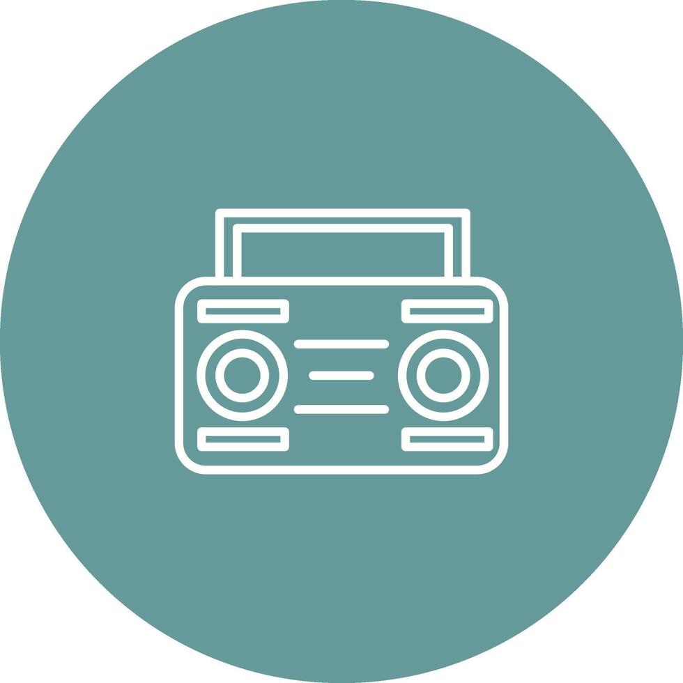 Cassette Player Vector Icon