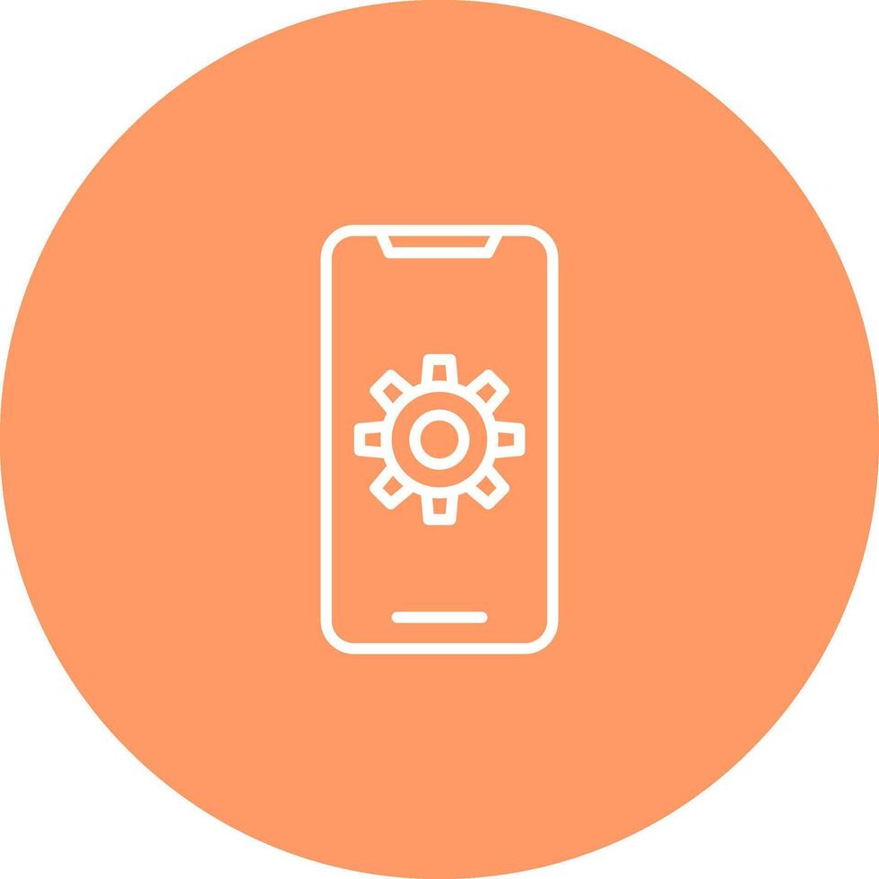 Mobile App Developing Vector Icon