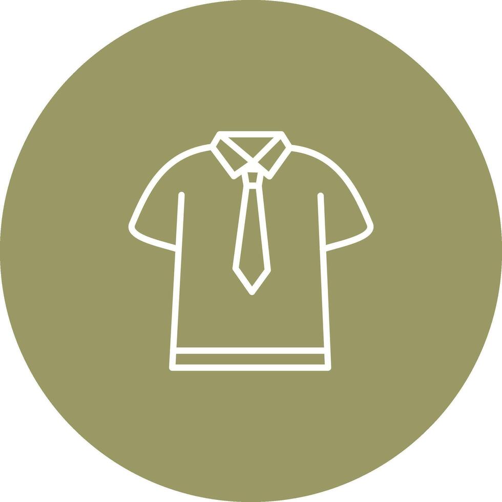 Shirt and Tie Vector Icon