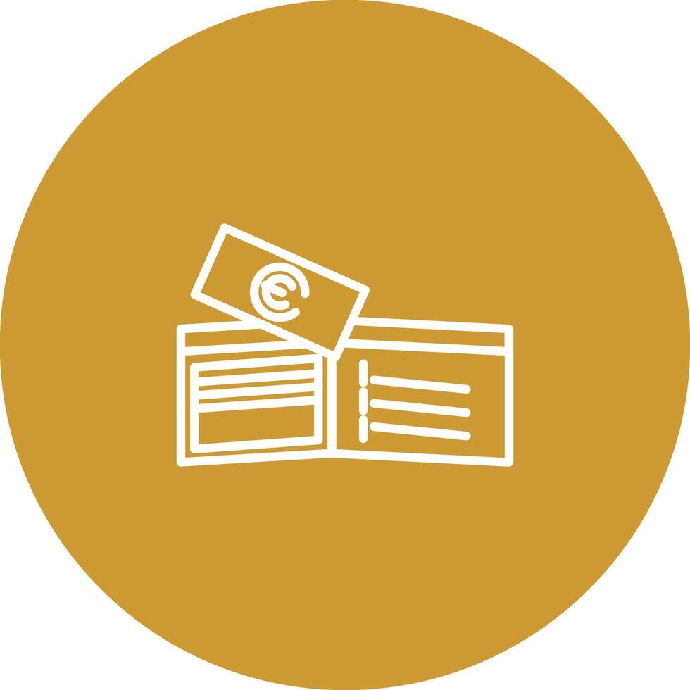 Money in Wallet Vector Icon