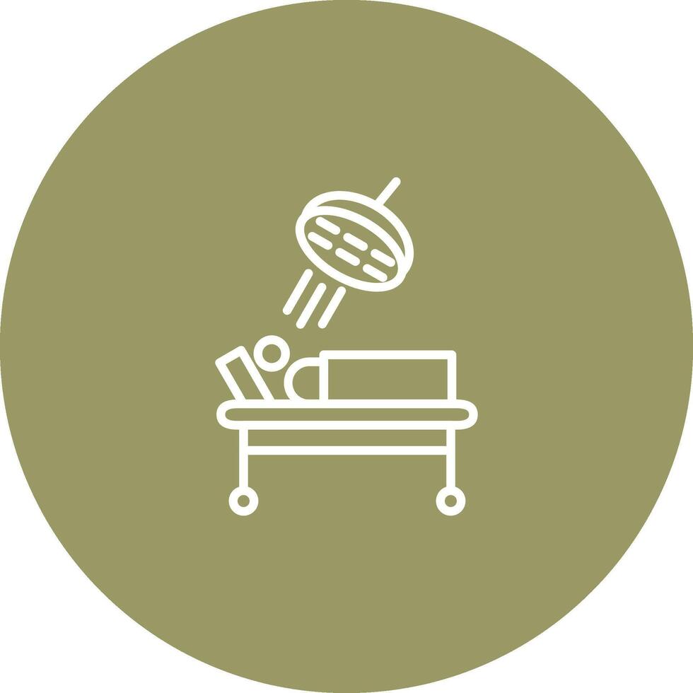 Operating Room Light Vector Icon