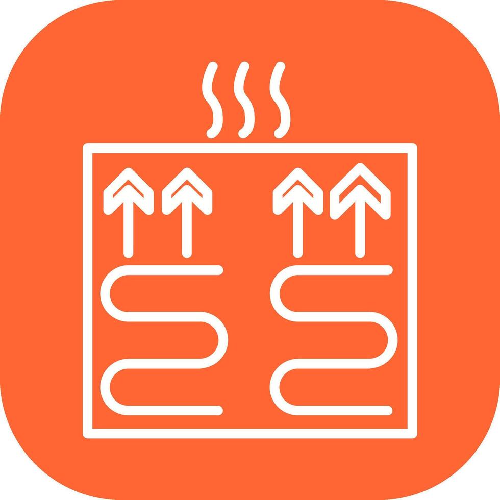 Underfloor Heating Vector Icon