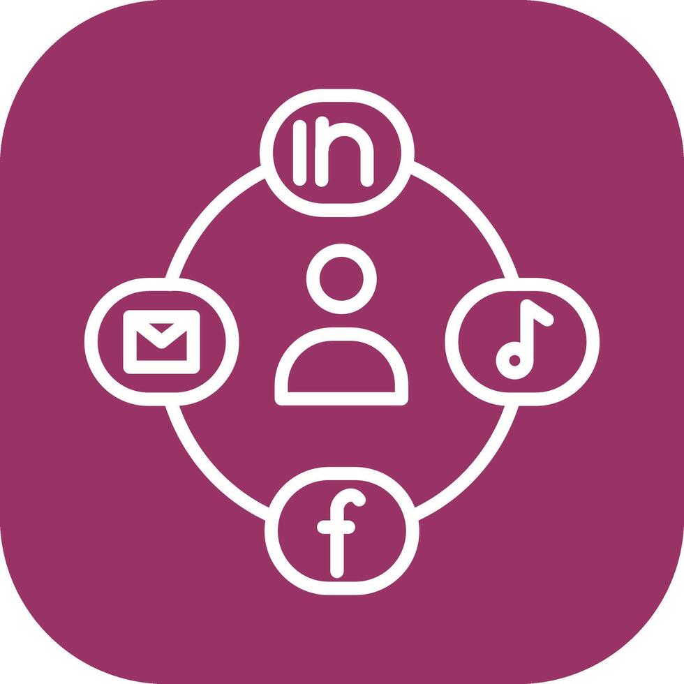 Social Circle Vector Icon 40101219 Vector Art at Vecteezy