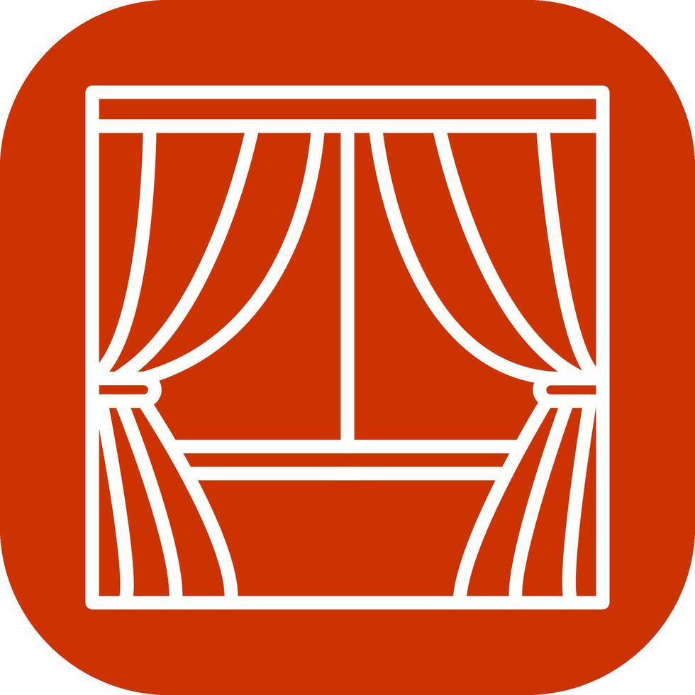 Curtains Vector Icon