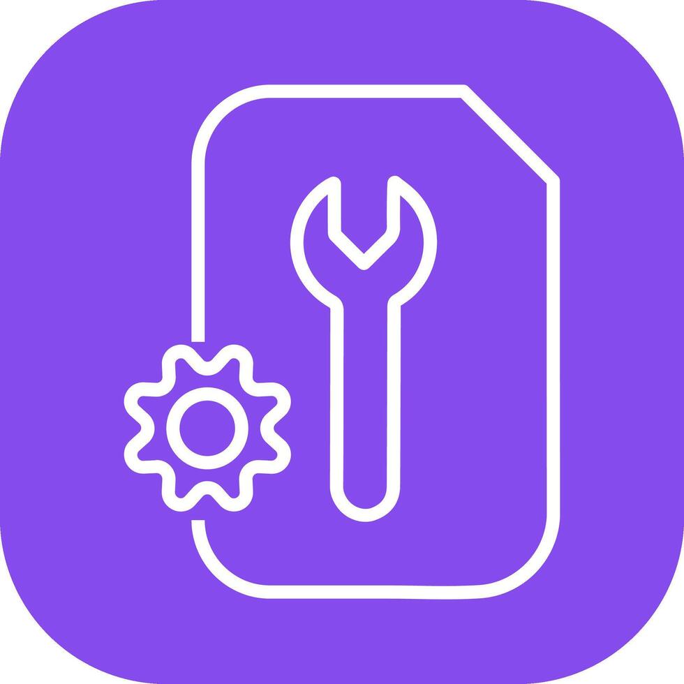 Document Setting Vector Icon