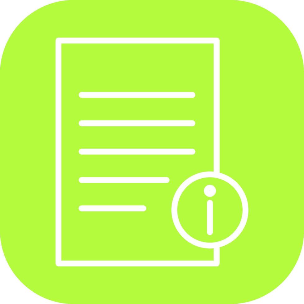 Information Document Vector Icon