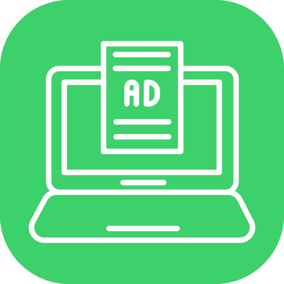 Internet Ads Vector Icon