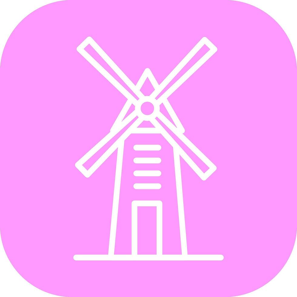 Windmill Vector Icon