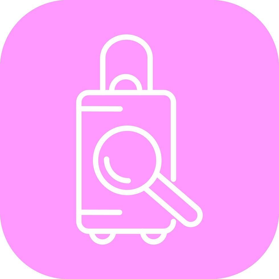 Find Luggage Vector Icon