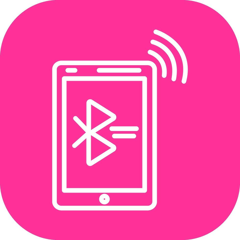 icono de vector de bluetooth