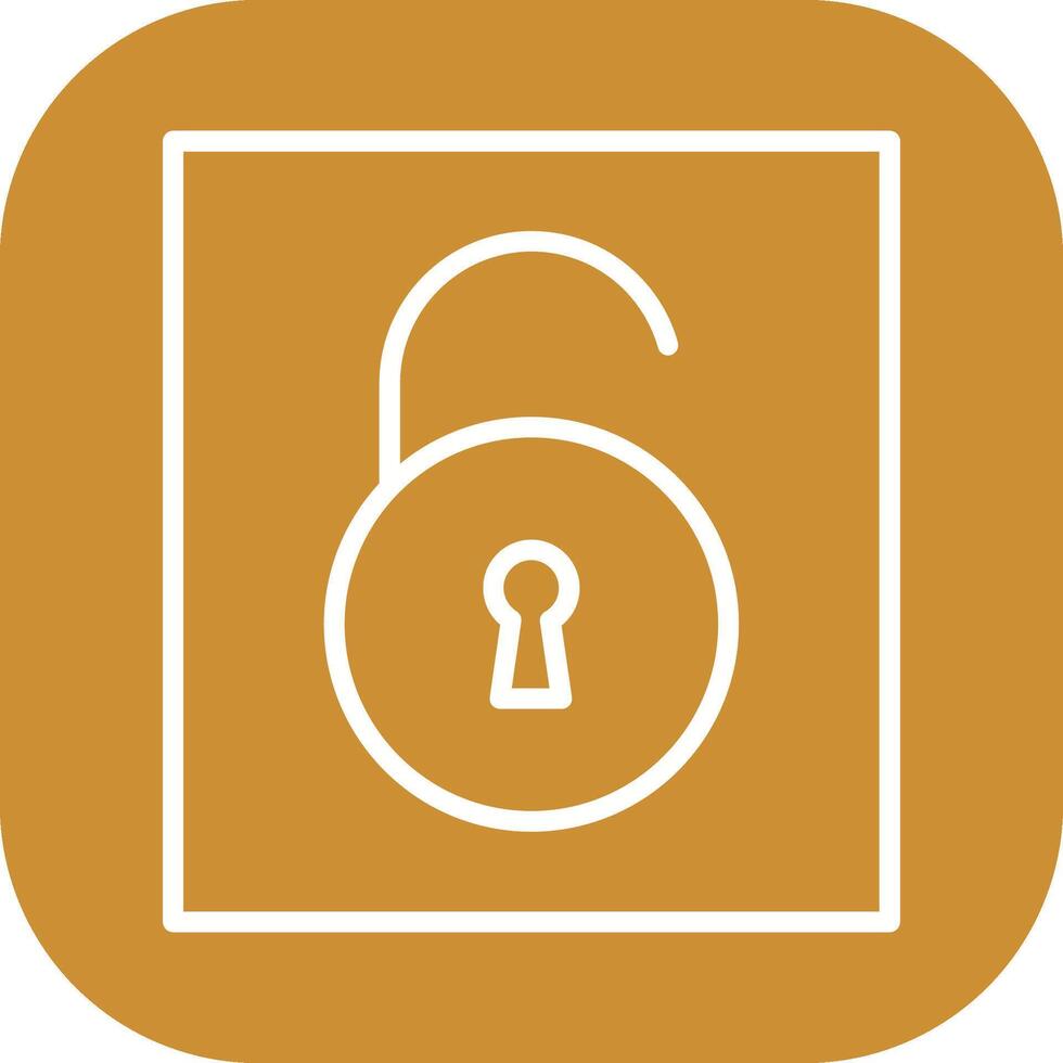 Open Lock I Vector Icon