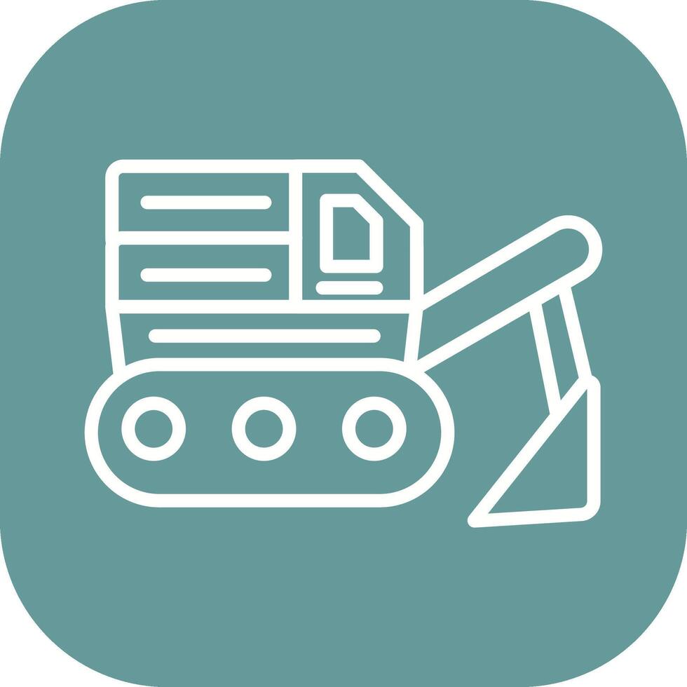 Excavator Vector Icon