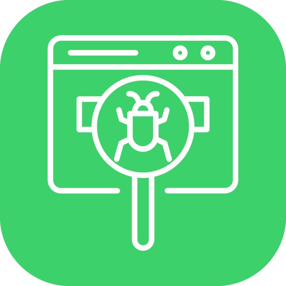 Web Bug Vector Icon