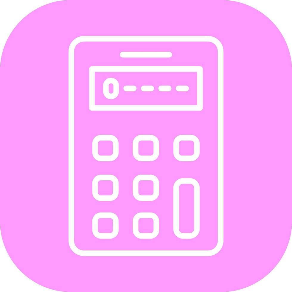 icono de vector de calculadora