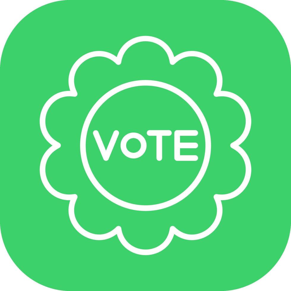 icono de vector de voto