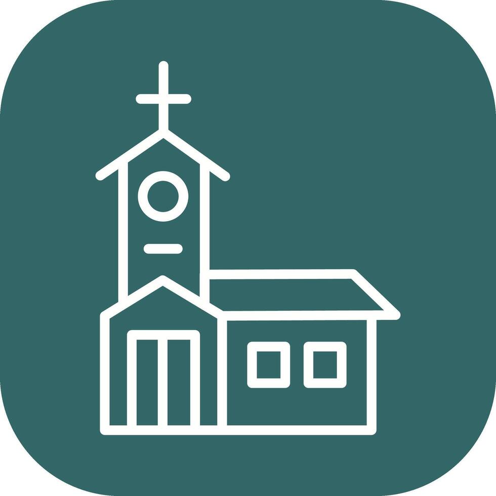 Building Church Vector Icon