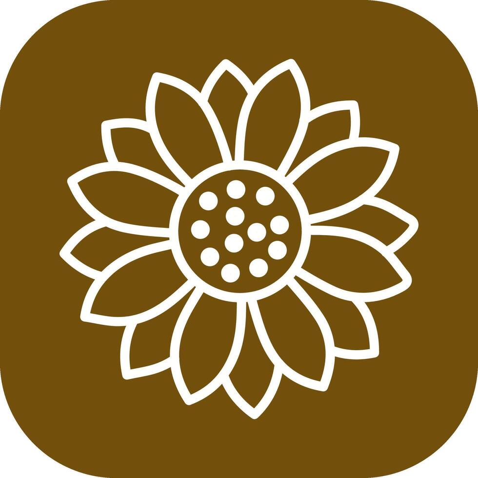 Sunflower Vector Icon