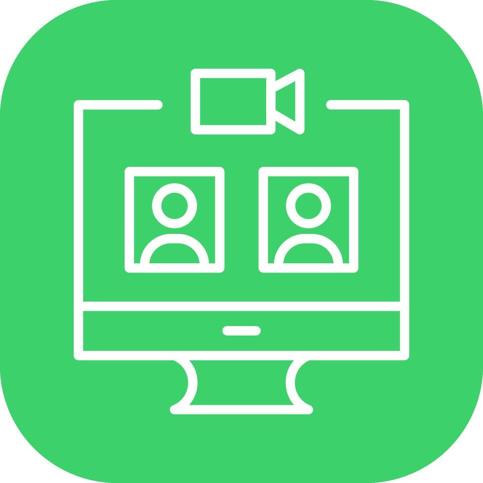 Video Call Vector Icon