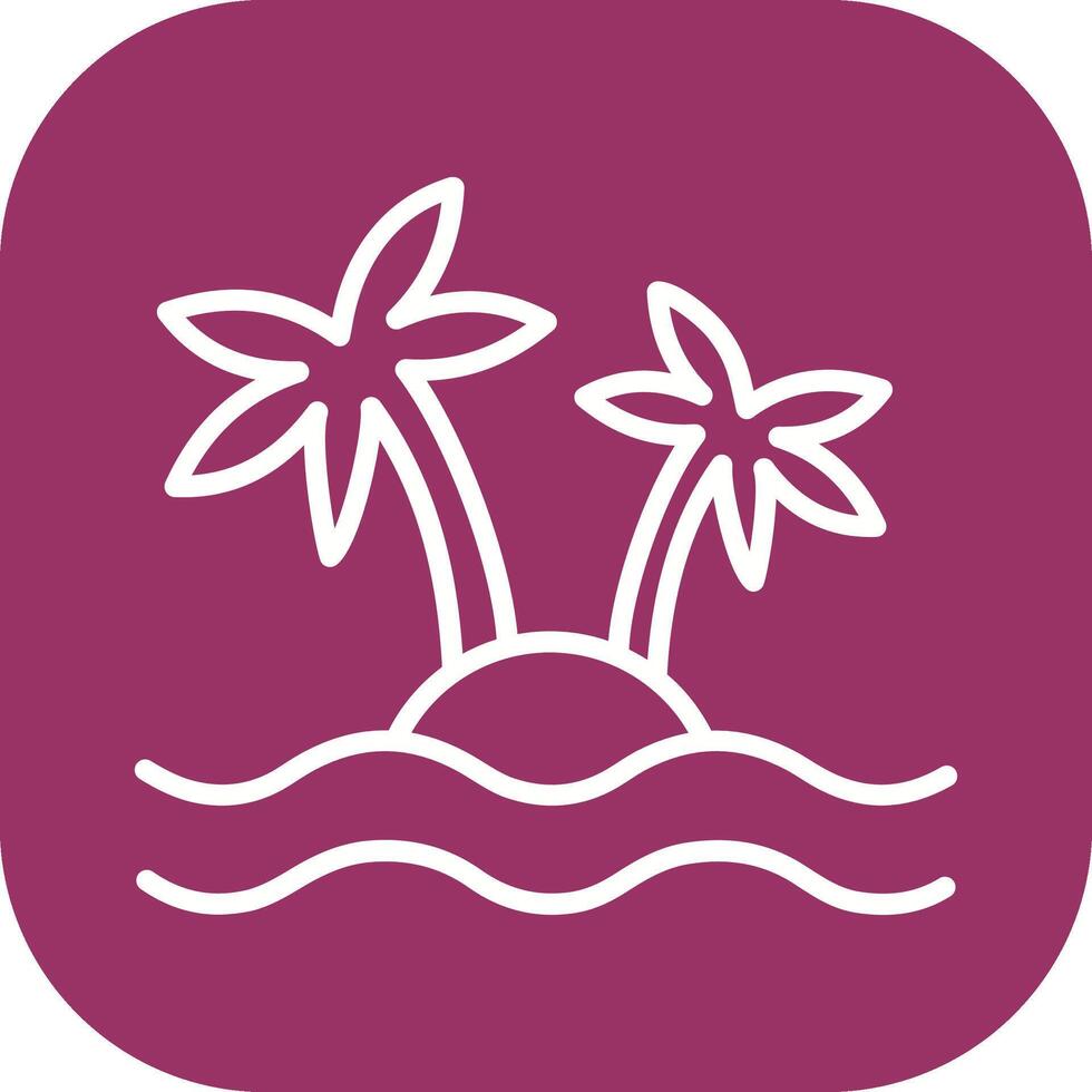 Island Vector Icon