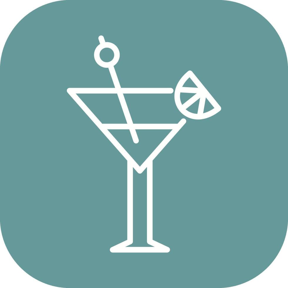 Martini Vector Icon