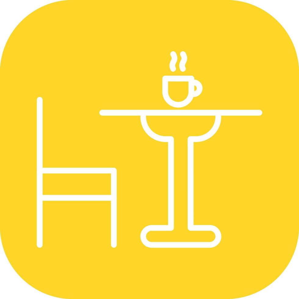Tea Table Vector Icon
