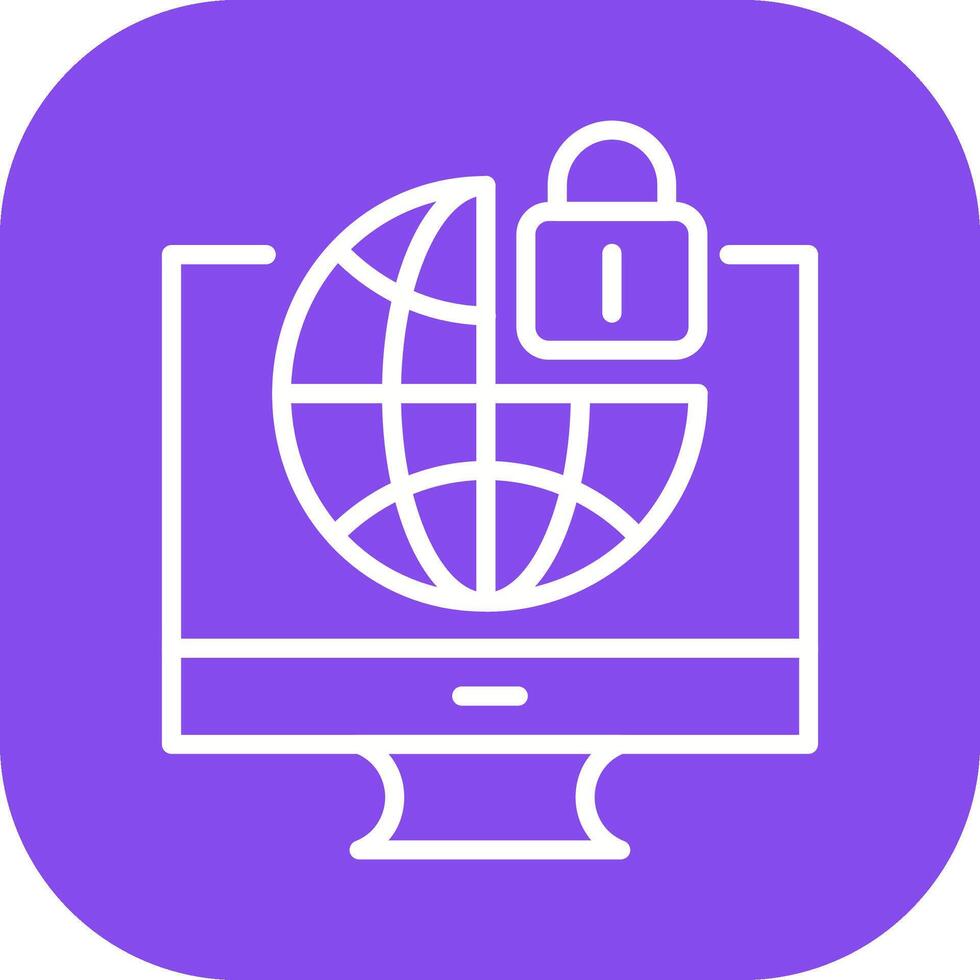 Internet Security Vector Icon