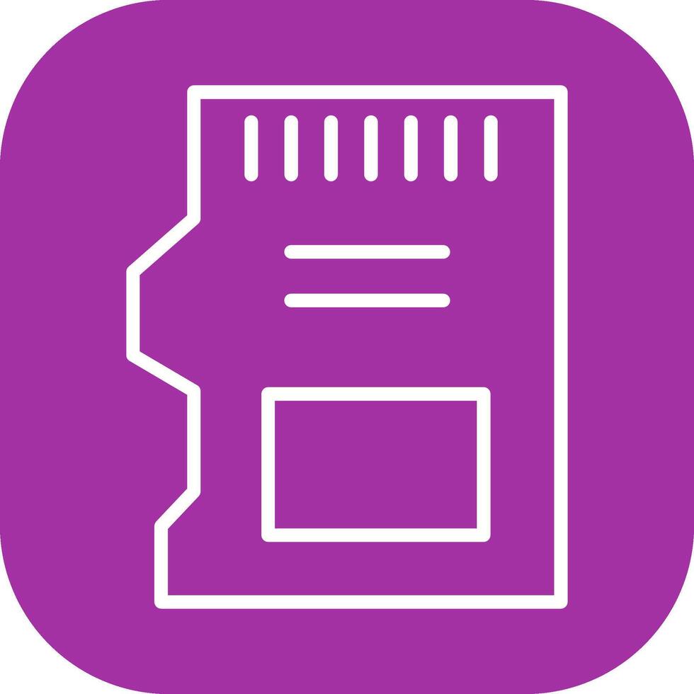 SD Card Vector Icon