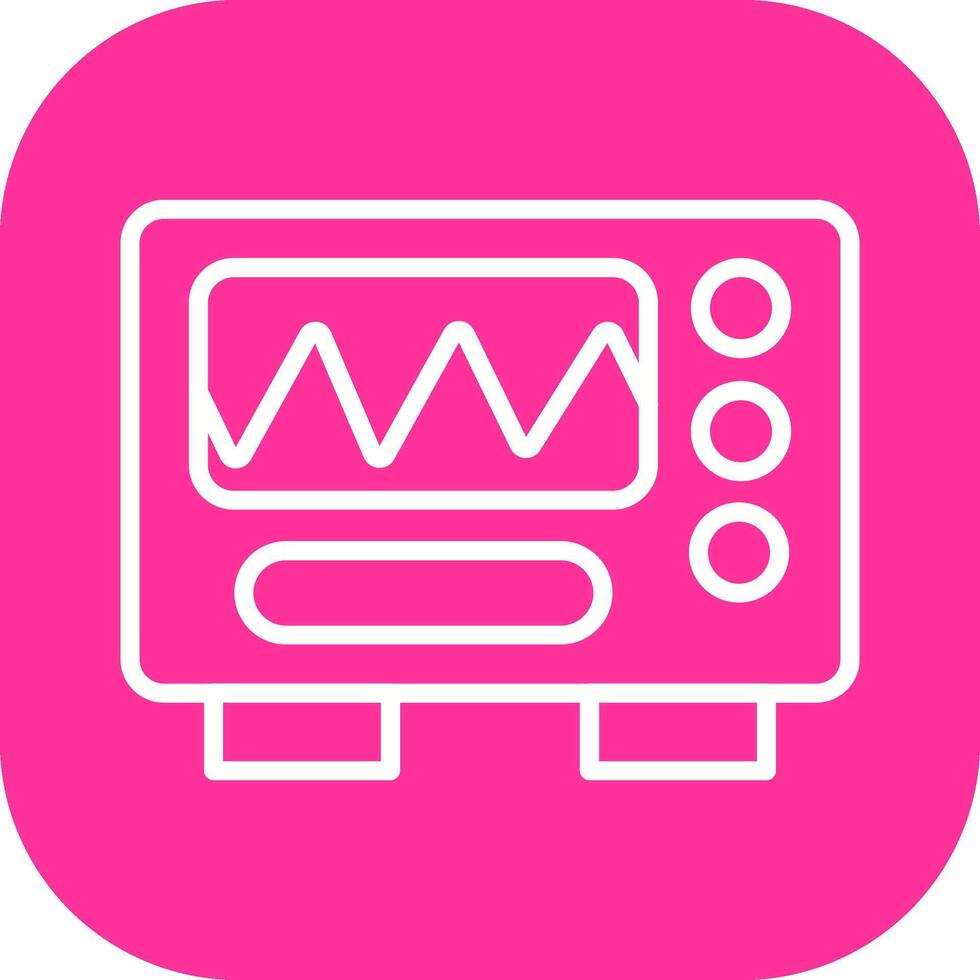 Oscilloscope Vector Icon