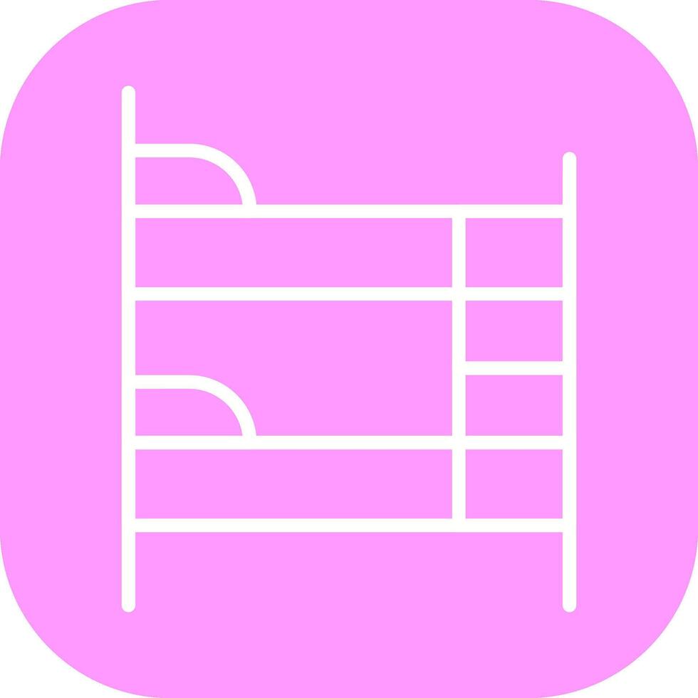 Bunk bed Vector Icon