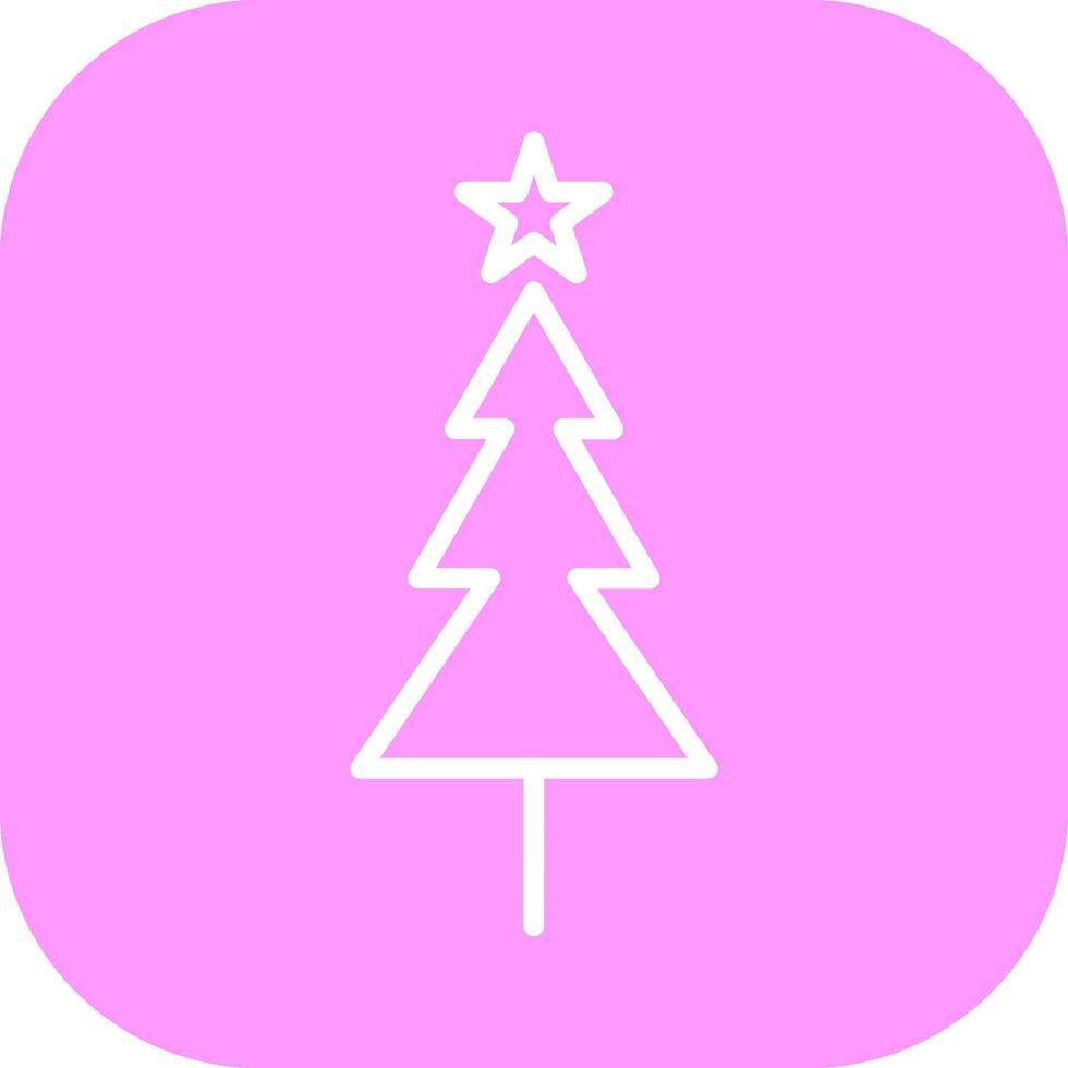 Christmas Tree Vector Icon