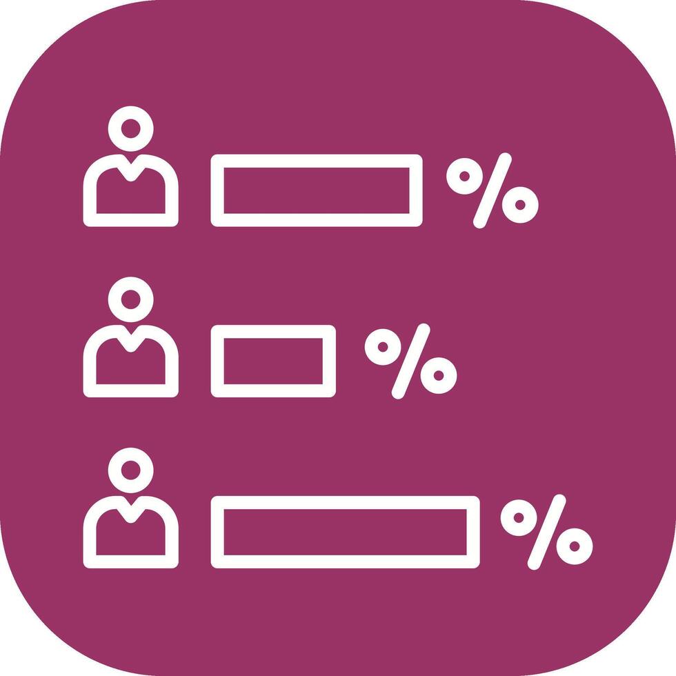 Voting Result Vector Icon