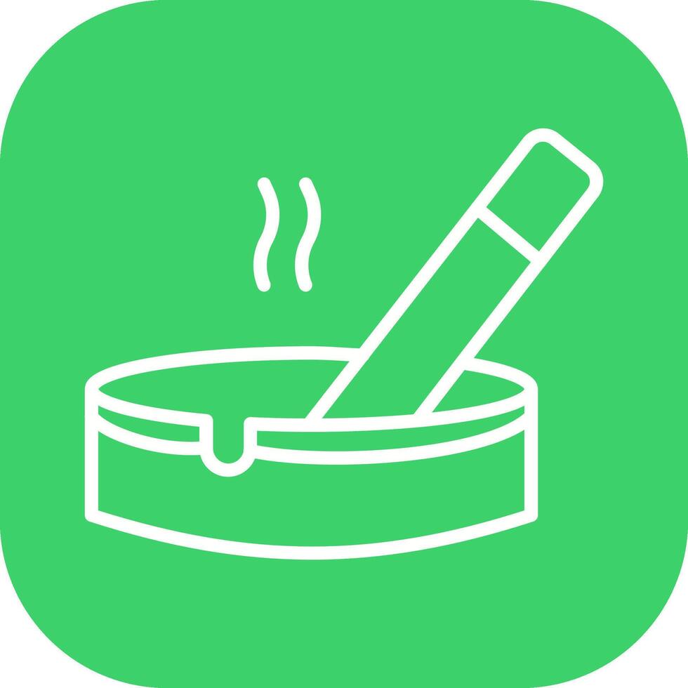 Ashtray Vector Icon