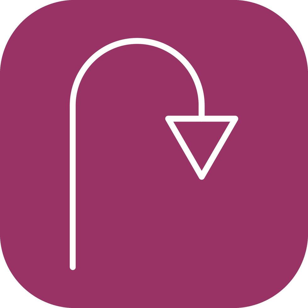 Arrow Pointing Down Vector Icon