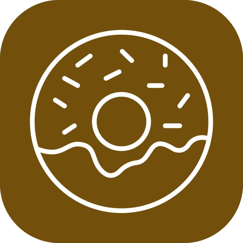 icono de vector de donut