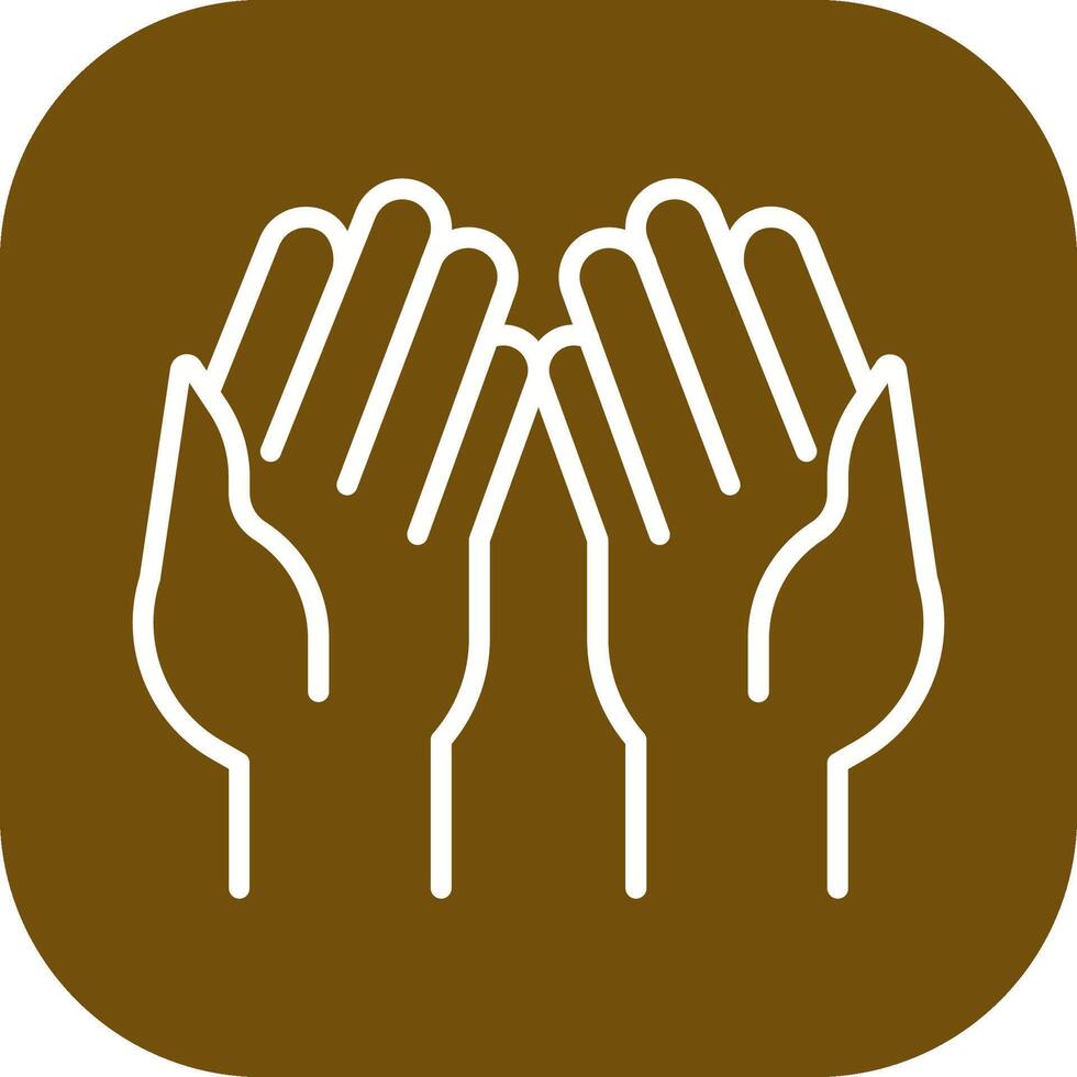 Praying Hands Vector Icon