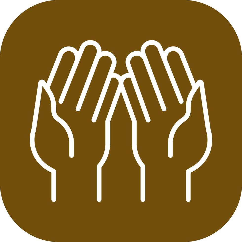 Praying Hands Vector Icon